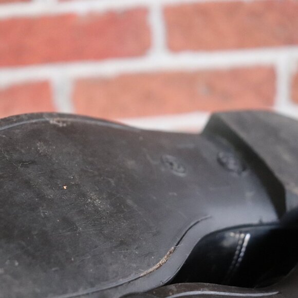 joseph feiss shoes * black * shiny * size 10.5 * mens - Picture 13 of 14